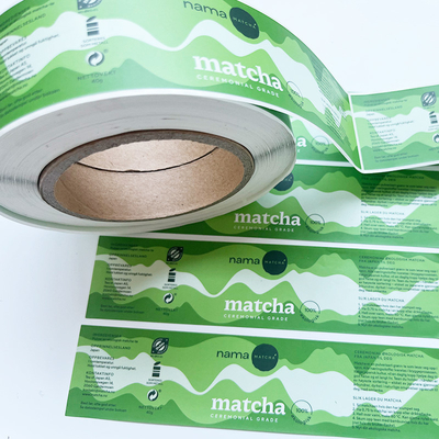 Imballaggio per alimenti dell'autoadesivo adesivo di Logo Custom Bottle Label Waterproof