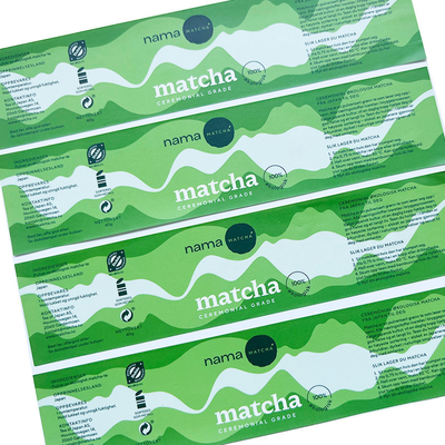 Imballaggio per alimenti dell'autoadesivo adesivo di Logo Custom Bottle Label Waterproof