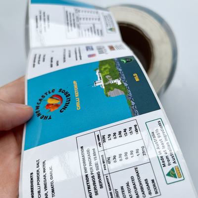 Etichette di stampa su ordinazione del pacchetto del compressore degli autoadesivi autoadesivi di carta del marchio