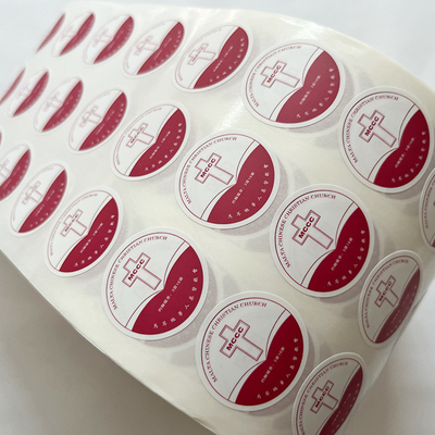 Gli autoadesivi autoadesivi del vinile identifica le etichette su ordinazione di stampa del rotolo