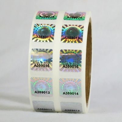 autoadesivi muoventesi dell'ologramma di sicurezza grattare 3D di 3cm * di 2 2D