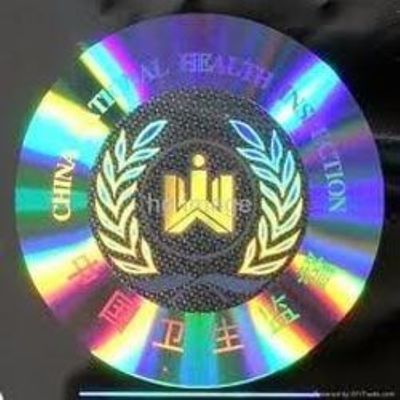 Anti autoadesivi olografici falsificati di sicurezza di logo 3D di progettazione