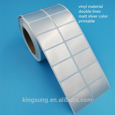 Il rotolo smontabile dello spazio in bianco di colore di Pantone identifica/etichette in bianco per stampa