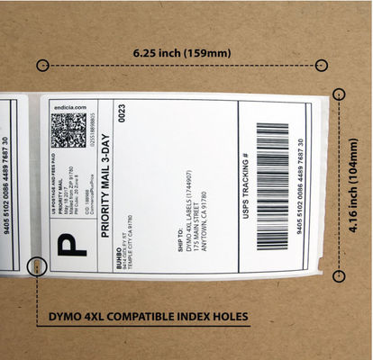 4X6 il pollice 220PCS soppressione le etichette termiche, il codice a barre in bianco Rolls
