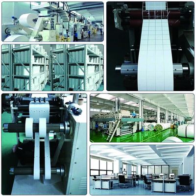 Alti autoadesivi adesivi impermeabili dell'etichetta dell'annotazione di vinile dello spazio in bianco, etichette in bianco del rotolo