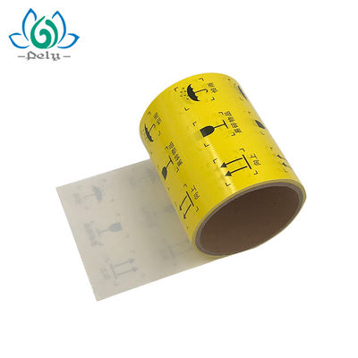Linerless 3 mette a strati le etichette stampabili autoadesive, etichette autoadesive stampate su un rotolo