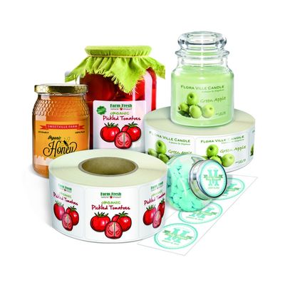 Autoadesivo di plastica stampato dell'etichetta della bottiglia di vino di Logo Self Adhesive Stickers Food