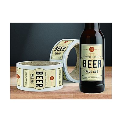 Autoadesivo di plastica stampato dell'etichetta della bottiglia di vino di Logo Self Adhesive Stickers Food