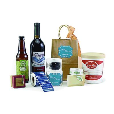 Autoadesivo di plastica stampato dell'etichetta della bottiglia di vino di Logo Self Adhesive Stickers Food