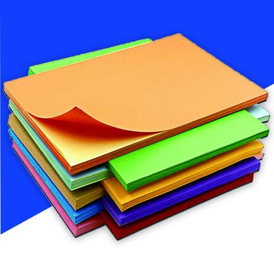 Carta adesiva dell'autoadesivo del vinile di dimensione della lettera della carta dell'autoadesivo della pasta di cellulosa di premio 100% di colore A4 alta