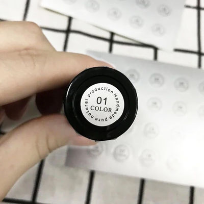 Oro degli autoadesivi del marchio del compressore dell'olio essenziale del profumo del rossetto sventare le etichette stampate