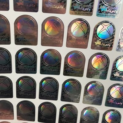 Autoadesivi olografici a prova d'umidità della stagnola della carta di identità, autoadesivi olografici 3D