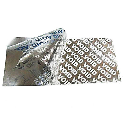 Personalizzi le etichette di sicurezza di Logo Die Cut Tamper Evident