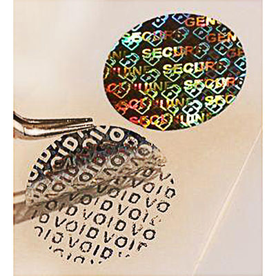Personalizzi le etichette di sicurezza di Logo Die Cut Tamper Evident