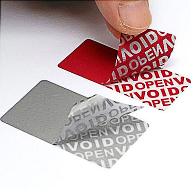 Personalizzi le etichette di sicurezza di Logo Die Cut Tamper Evident