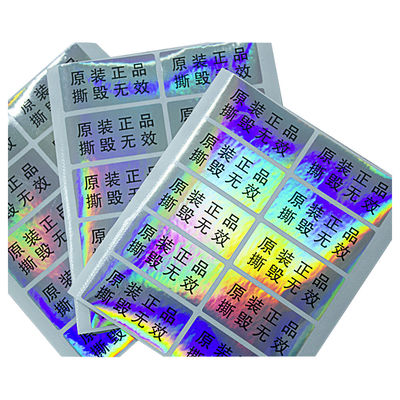 Etichette evidenti di sicurezza dell'anti della falsificazione CMYK compressore di colore