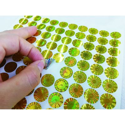 Oilproof impermeabilizza le etichette evidenti di sicurezza del compressore dell'ologramma 3D