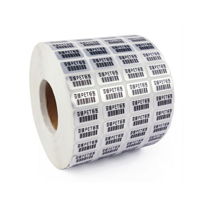 Codici a barre su ordinazione di stampa UV di BOPP in Rolls, etichette resistenti alle intemperie di codice di QR