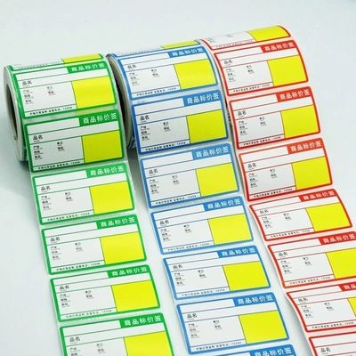 Etichette flessografiche dello scaffale dell'etichetta di scaffale del supermercato di CMYK per le drogherie