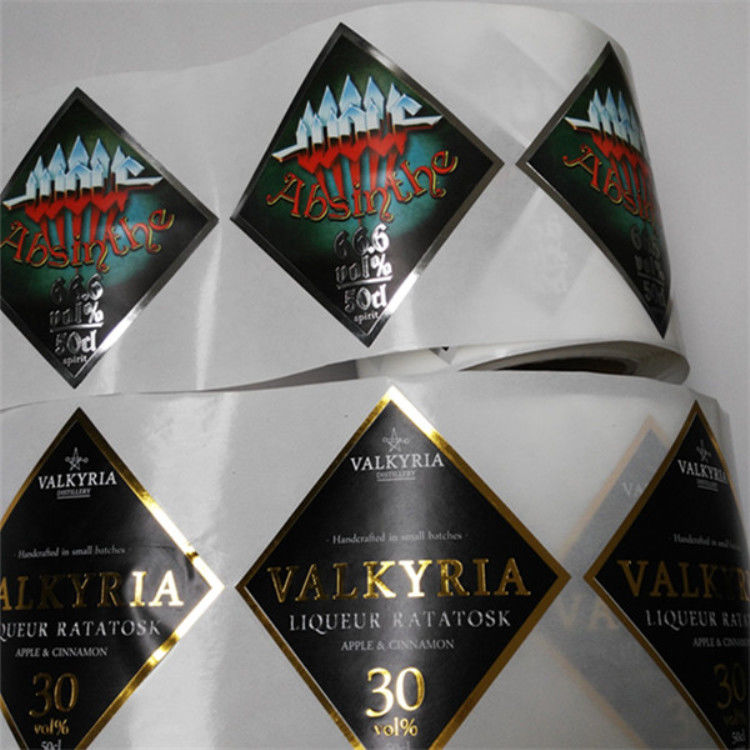 Progettazione di marca nell'etichetta autoadesiva del vino dell'etichettatore della bottiglia della bevanda strato/del rotolo